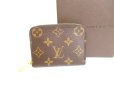 Photo1: LOUIS VUITTON Monogram Brown Leather Zippey Coin Purse #9808 (1)