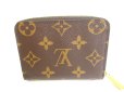 Photo2: LOUIS VUITTON Monogram Brown Leather Zippey Coin Purse #9808 (2)