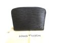 Photo1: LOUIS VUITTON Epi Black Leather Zippey Coin Purse #9809 (1)