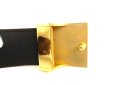 Photo8: LOUIS VUITTON Damier Brown Gold Buckle Belt Waist Size 75-85cm S #9812