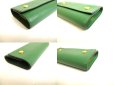 Photo7: HERMES Green Serie Graine Couchevel Leather Gold H/W 6 Pics Key Cases #9815