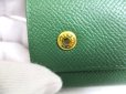 Photo9: HERMES Green Serie Graine Couchevel Leather Gold H/W 6 Pics Key Cases #9815