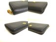 Photo7: GUCCI Marmont GG Bamboo Black Leather Round Zip Long Wallet #9823