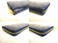 Photo7: LOUIS VUITTON Vernis Deep Blue Patent Leather Round Zip Zippy Wallet #9832