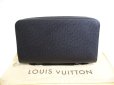 Photo1: LOUIS VUITTON Taiga Black Leather Zippey XL Wallet Clutch Bag #9837 (1)