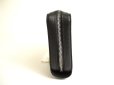 Photo3: LOUIS VUITTON Taiga Black Leather Zippey XL Wallet Clutch Bag #9837
