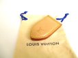 Photo1: LOUIS VUITTON Brown Leather Magnetic Money Clip Bill Clip #9845 (1)