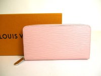 LOUIS VUITTON Epi Light Pink Leather Round Zip Zippy Wallet Purse #9851