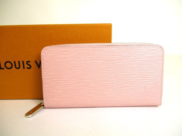 Photo1: LOUIS VUITTON Epi Light Pink Leather Round Zip Zippy Wallet Purse #9851