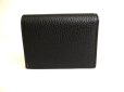 Photo2: GUCCI GG Marmont Black Leather Bifold Wallet Compact Wallet #9853 (2)