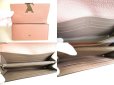 Photo8: LOUIS VUITTON Rose Pink Tourillon Leather Capucines Wallet #9854