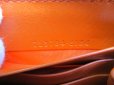 Photo11: GUCCI GG Matelasse Orange Leather Zip Around Wallet #9867