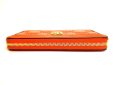 Photo6: GUCCI GG Matelasse Orange Leather Zip Around Wallet #9867