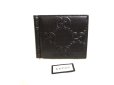 Photo1: GUCCI GG Embossed Black Leather Bifold Bill Wallet Purse #9873 (1)