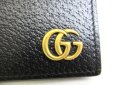 Photo12: GUCCI GG Marmont Black Leather Bifold Bill Wallet Compact Wallet #9909
