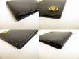 Photo7: GUCCI GG Marmont Black Leather Bifold Bill Wallet Compact Wallet #9909