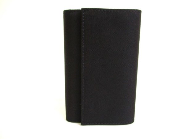Photo2: PRADA Black Nylon and Leather 6 Pics Key Cases #9915