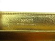 Photo10: FENDI Gold Leather Bifold Long Wallet Flap Wallet Baguette Continental #9917