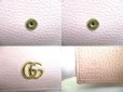 Photo10: GUCCI Double G Marmont Light Pink Leather Trifold Wallet #9926