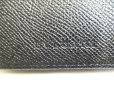 Photo10: BVLGARI Black Leather Flap Long Bill Wallet #9928