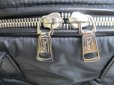 Photo9: Saint Laurent Paris Y Motif Black Nylon Leather Hand Bag Purse #9933