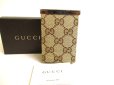 Photo1: GUCCI Brown GG Canvas Cigarette Case Pouch #9943 (1)