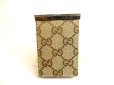 Photo2: GUCCI Brown GG Canvas Cigarette Case Pouch #9943 (2)