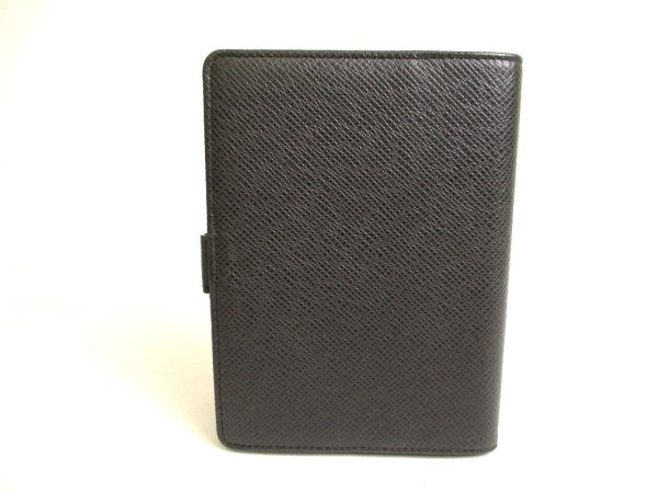 Photo2: LOUIS VUITTON Taiga Ardoise Leather Small Ring Agenda Cover #9944