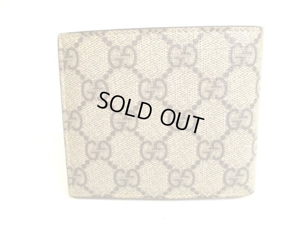 Photo2: GUCCI Neo Vintage GG Supreme Canvas Yellow Leather Bifold Bill Wallet #9951