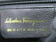 Photo10: Salvatore Ferragamo Vara Black Leather Hand Bag w/Strap #9953
