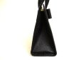 Photo3: Salvatore Ferragamo Vara Black Leather Hand Bag w/Strap #9953