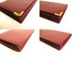 Photo7: Cartier Must de Cartier Bordeaux Leather Bifold Long Wallet #9955