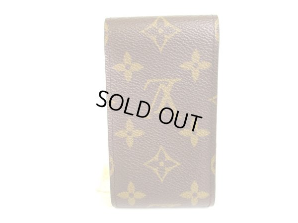 Photo2: LOUIS VUITTON Monogram Leather Brown Cigarette Cases #9964