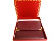 Photo12: Cartier Must de Cartier Bordeaux Leather Bifold Wallet Purse #9993