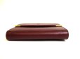 Photo5: Cartier Must de Cartier Bordeaux Leather Bifold Wallet Purse #9993