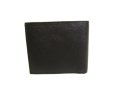 Photo2: PRADA Saffiano Black Leather Bifold Wallet Compact Wallet #9996 (2)