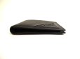 Photo5: PRADA Saffiano Black Leather Bifold Wallet Compact Wallet #9996
