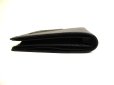 Photo6: PRADA Saffiano Black Leather Bifold Wallet Compact Wallet #9996