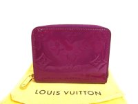 LOUIS VUITTON Vernis Violet Patent Leather Zippey Coin Purse #a001