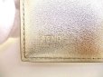 Photo10: FENDI Champagne Gold Leather Baguette Micro Trifold Wallet Compact Wallet #a030