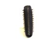 Photo3: Christian Louboutin Panettone Black Leather Spikes Round Zip Wallet #a034