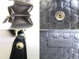 Photo9: GUCCI GG Micro Guccissima Black Signature Leather Bifold Wallet #a043