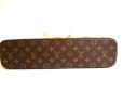 Photo5: LOUIS VUITTON Monogram Brown Leather Tote Bag Shoppers Bag Luco #a057