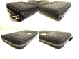 Photo7: PRADA Triangle Logo Black Nappa Leather Round Zip Long Wallet #a067