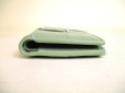 Photo5: BOTTEGA VENETA Peppermint Green Leather Small Cassette Bi-Fold Zip Wallet #070
