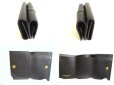 Photo8: Saint Laurent Paris YSL Black Leather Trifold Wallet Compact Wallet #a072