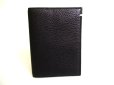 Photo2: Tiffany&Co. Black Leather Passport Holder Notebook Holders #a074 (2)