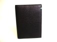 Photo2: Tiffany&Co. Black Leather Passport Holder Notebook Holders #a075 (2)