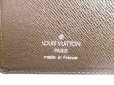 Photo10: LOUIS VUITTON Dark Brown Taiga Leather Long Bill Wallet #a081