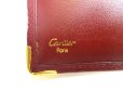 Photo10: Cartier Must de Cartier Bordeaux Leather Bifold Long Wallet #a093